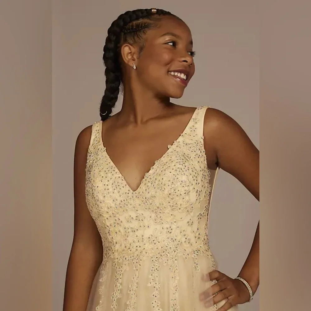 Yellow Prom Dress - Picture 3 of 3